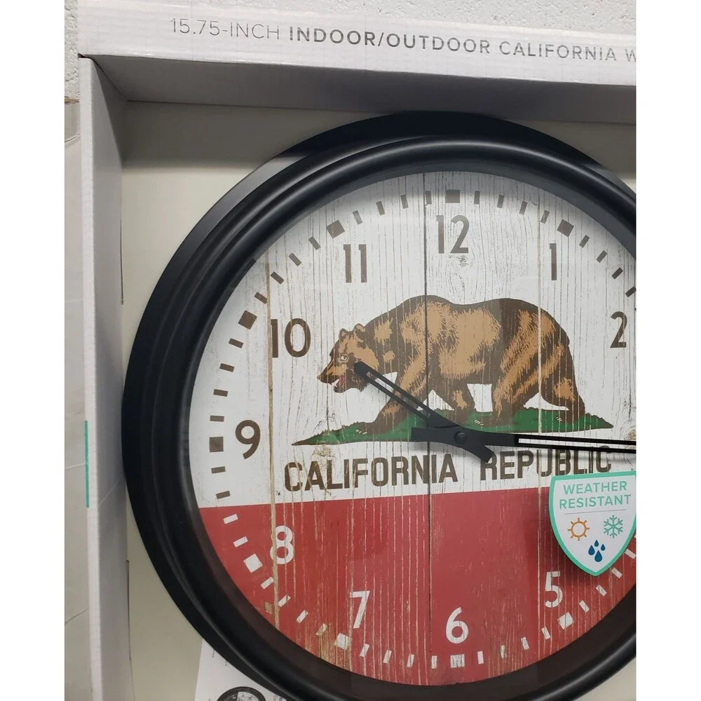 X-Large Plastic Outdoor Wall Clock, app.16